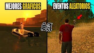 MEJORÉ GTA San Andreas con MODS en 2024 !  10 Mods INCREÍBLES para el JUEGO este año