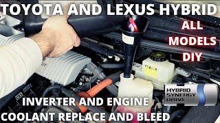 How to replace your Toyota Hybrid Inverter and Engine coolant