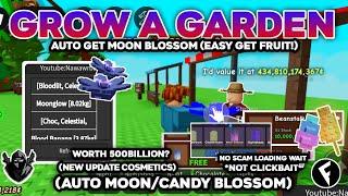 [NEW] Grow A Garden Script OP | Auto Get Moon/Candy Blossom! (Duplicate & Get Any!) - Roblox Script