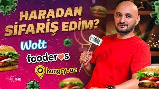 Yemək çatdırılma şirkətlərini YOXLADIQ! Wolt, Hungry.az yoxsa Fooderos?