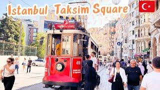 Turkey Taksim Square Istanbul | Istiklal Street In Summer | Walking Tour | Hafiz Mustafa | 4K HDR