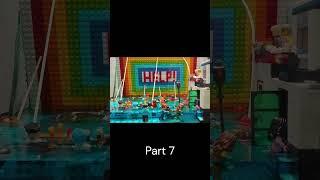 Lego People Against Tsunami & Danger of Dam Break Part 7 #recommended #trending  #lego