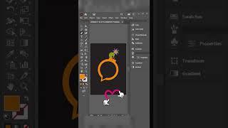 How to Craft a Unique Logo in Adobe Illustrator 2025 #trending #shorts #graphicdesign  #illustrator