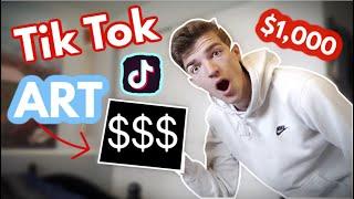 How to SELL YOUR TIK TOK ART!!