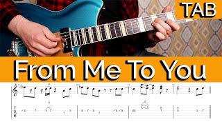 From Me to You - Guitar TAB (The Beatles)