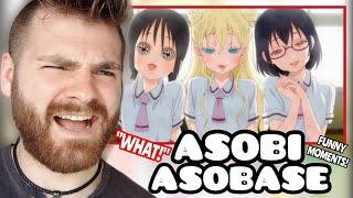 WHAT THE F*** IS THIS ANIME??!! | ASOBI ASOBASE FUNNY MOMENTS | FIRST TIME REACTION!