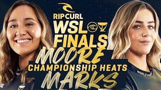 Carissa Moore vs Caroline Marks | Rip Curl WSL Finals 2023 - Championship Heat Replay