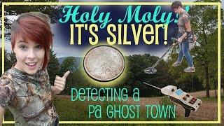 Big SILVER Coin Found in GHOST TOWN