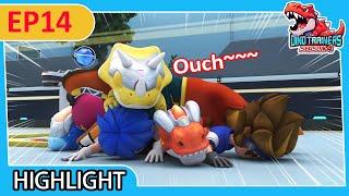 [DinoTrainers S4 Highlight] EP14 Back to The Future!| Dinosaurs for Kids | Cartoon | Toys | T Rex