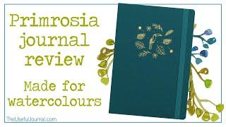 Primrosia watercolour dot grid journal 160gsm notebook review