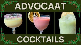 3 CHRISTMAS COCKTAILS you can make with Advocaat (Egg Nog Alternative)