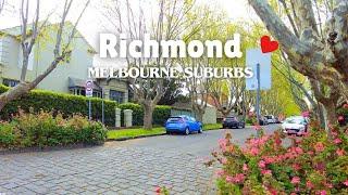 [4K] Melbourne's BEST Suburbs: Richmond Walking TOUR ⎮ Melbourne Suburbs Walk