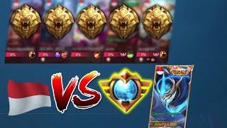 1 Top Global Gusion VS 5 Orang Master - Mobile Legends