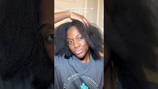 blowout on type 4 natural hair | 4C hairstyles #naturalhair #blackhairstyles #blowouthair #washday
