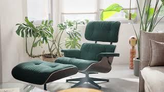 Vitra | Home Stories for Winter 2023 | In green: Lounge Chair Phlox