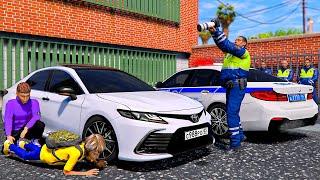 ОПЕРСКАЯ ЕЗДА В GTA 5 - МЕНТЫ ЗАБРАЛИ МАМИНУ ОПЕРСКУЮ TOYOTA CAMRY! ДПС ПОГОНЯ ЗА КАМРИ! ВОТЕР