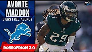 Lions SIGN Avonte Maddox VERSATILE DB - Lions Free Agency