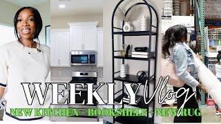 VLOG: MAKING GINGER SHOTS, CLEAN W/ ME, KITCHEN RENO, GETTING A NEW RUG, HOW TO DECOR YOUR BOOKSHELF