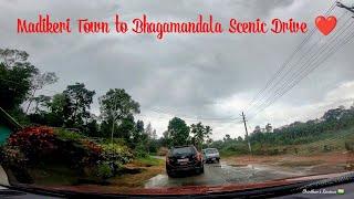 ️ Madikeri town to Bhagamandala Scenic route || Honda WRV