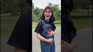 She’s just a tad bit crazy  #farming #crazy #skit #funny