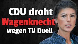 EILT: CDU will KEINE BSW Koalition wegen TV Duell!!