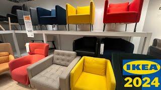 IKEA ARMCHAIRS IN STORE WALKING 2024 SPRING