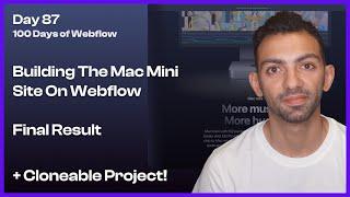 Final Reveal: Apple Mac mini Webflow Replica built with Client-First - Day 87/100 days of Webflow