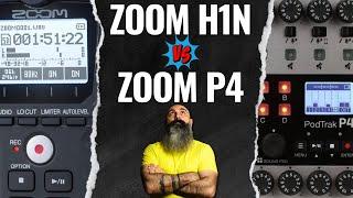 Zoom Podtrack P4 VS Zoom H1n