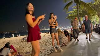 [4K] Best quality! Pattaya Beach Road Freelancers Nightlife Scenes - Thailand