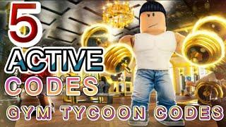 6 ACTIVE CODES ON ROBLOX GYM TYCOON | BUSTILLO YT