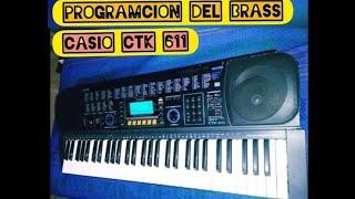 programación brass organo teclado casio ctk 611 para folk rock ministerio de alabanza tutorial