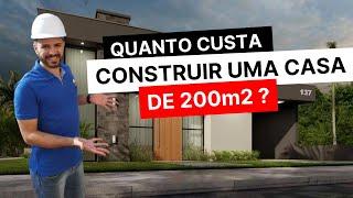 Quanto custa construir uma casa de 200m2 ?