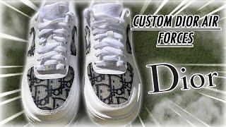 CUSTOM DIOR AIR-FORCE 1's 