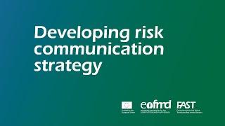 Developing risk communication strategy - Dr Lisa Boden