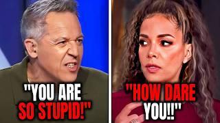 Greg Gutfeld DESTROYS Sunny Hostin For HYPOCRISY Live On Air