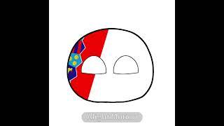Everything is poland #countryballs #countryballanimation #history #flags #shorts #flip