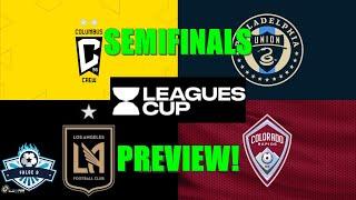 Leagues Cup Semifinal Preview! Crew vs the Union & LAFC vs Colorado!