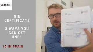 NIE certifcate - the 3 ways you can get one!