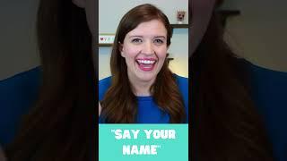 Teacher Morning Meeting Idea! "Say Your Name" Greeting