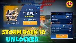 Storm Rack 10 unlocked| The Gift for all the f2p players | Mech Arena