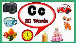 Letter c Words for kids/ Words start with c/c words/c letter words/ c for words