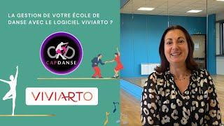 l'école de danse CAP DANSE parle du logiciel de gestion Viviarto 