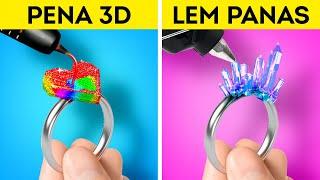 LEM PANAS VS PENA AJAIB 3D  Kiat Perhiasan & Dekorasi DIY yang Keren!