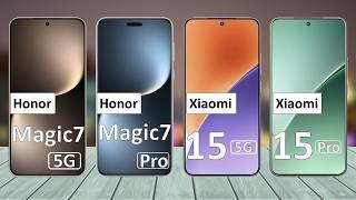 Honor Magic 7 Vs Honor Magic7 Pro Vs Xiaomi 15 Vs Xiaomi 15 Pro - Which is the FASTEST Phone?