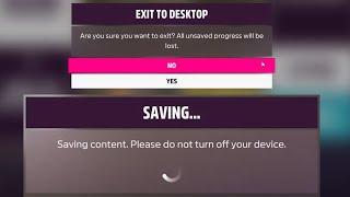 How to Save Game in Forza Horizon 5 (before exit)