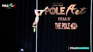 Oona Kivelä Pole Art Italy 2015 Elite Women Second place