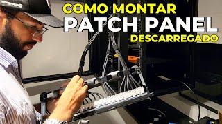 COMO MONTAR PATCH PANEL DESCARREGADO DA FURUKAWA | CABEAMENTO ESTRUTURADO