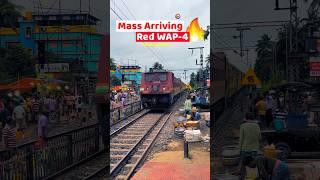 Mass Arriving Red ️ WAP-4  #shortvideo #wap4 #indianrailways #passengertrain