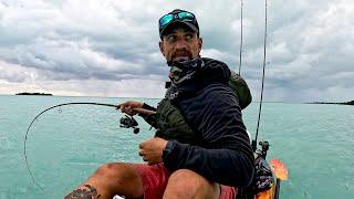 Florida Keys Kayak Bridge Fishing - Big Thump On A Little Jig!