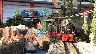 LGB Gartenbahn Fichtenexpress in Spur G am Erlebnishotel Fichtenhäusel (Erzgebirge)